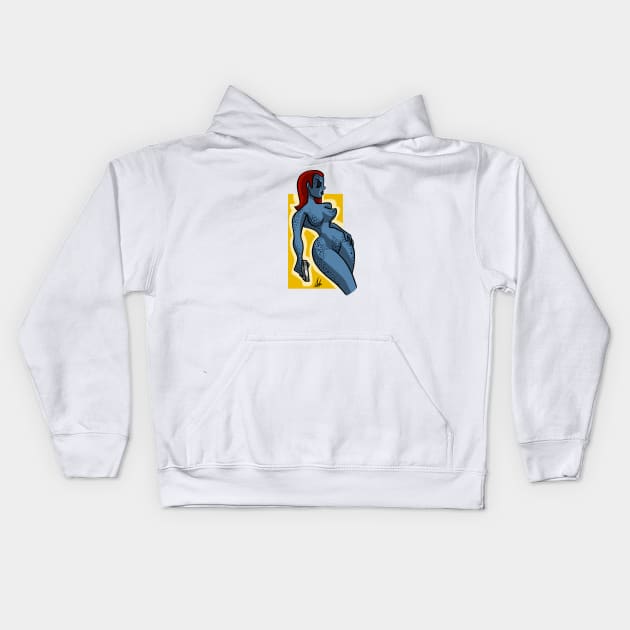 Mystique Kids Hoodie by Tuckerjoneson13